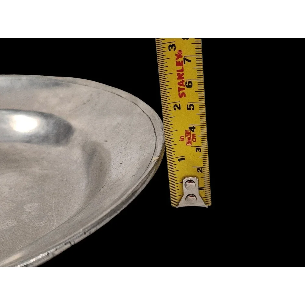 Norwegian Hallmarked  Askvoll Brug Stopt Tinn Fine Pewter Serving Plate 9